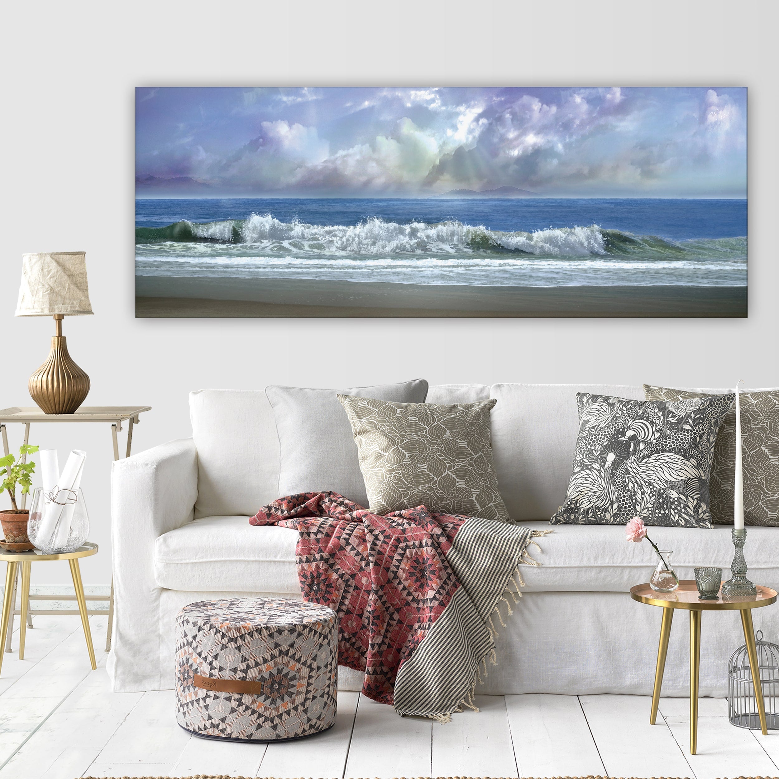 Wexford Home Watching The Clouds Premium Gallery Wrapped Canvas Wall Art