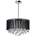 Silver Orchid Ilyinsky Chrome 6 Light Chandelier