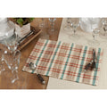 Water Hyacinth Placemats With Plaid Woven Design Set Of 4