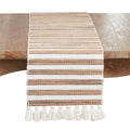 Water Hyacinth Woven Table Runner Natural Non Reversible Decorative Runner For Dining Table 14 X72