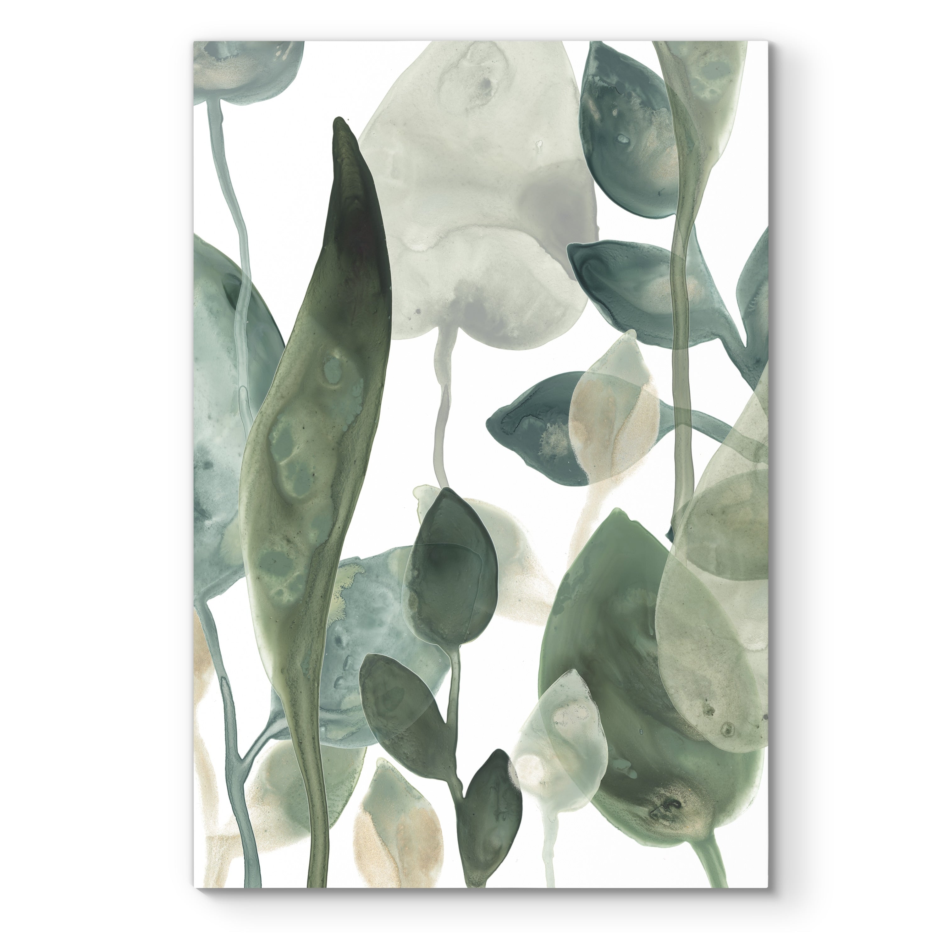 Water Leaves Iii Premium Gallery Wrapped Canvas Ready To Hang