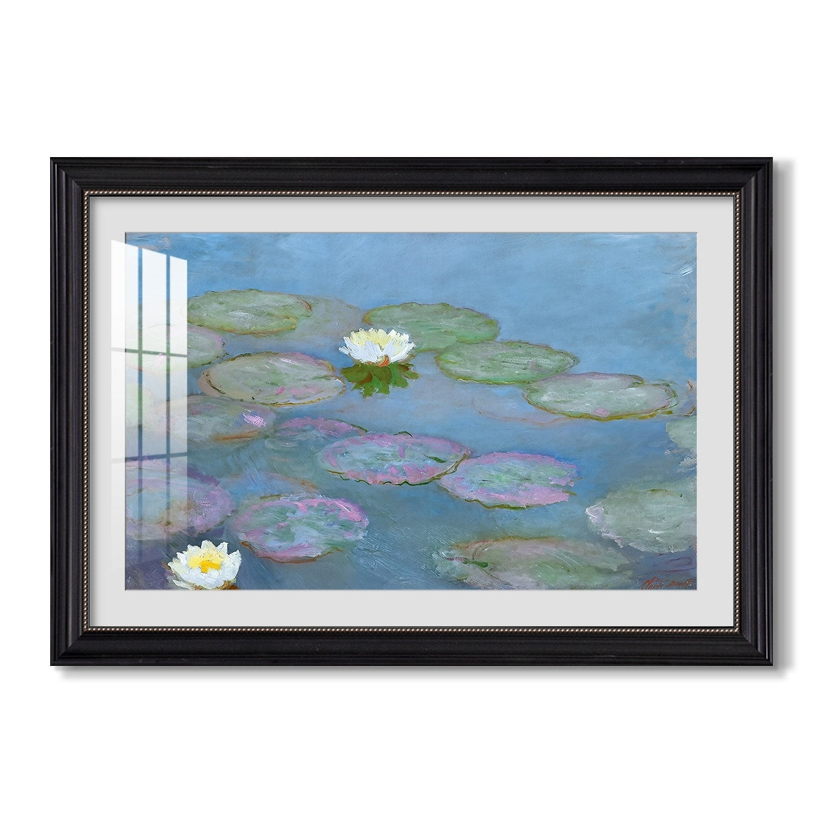Water Lilies 1897 1899 Claude Monet Custom Framed Print