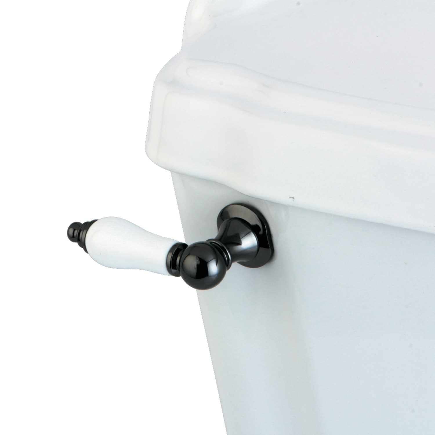 Water Onyx Toilet Tank Lever In Black Stainless Steel