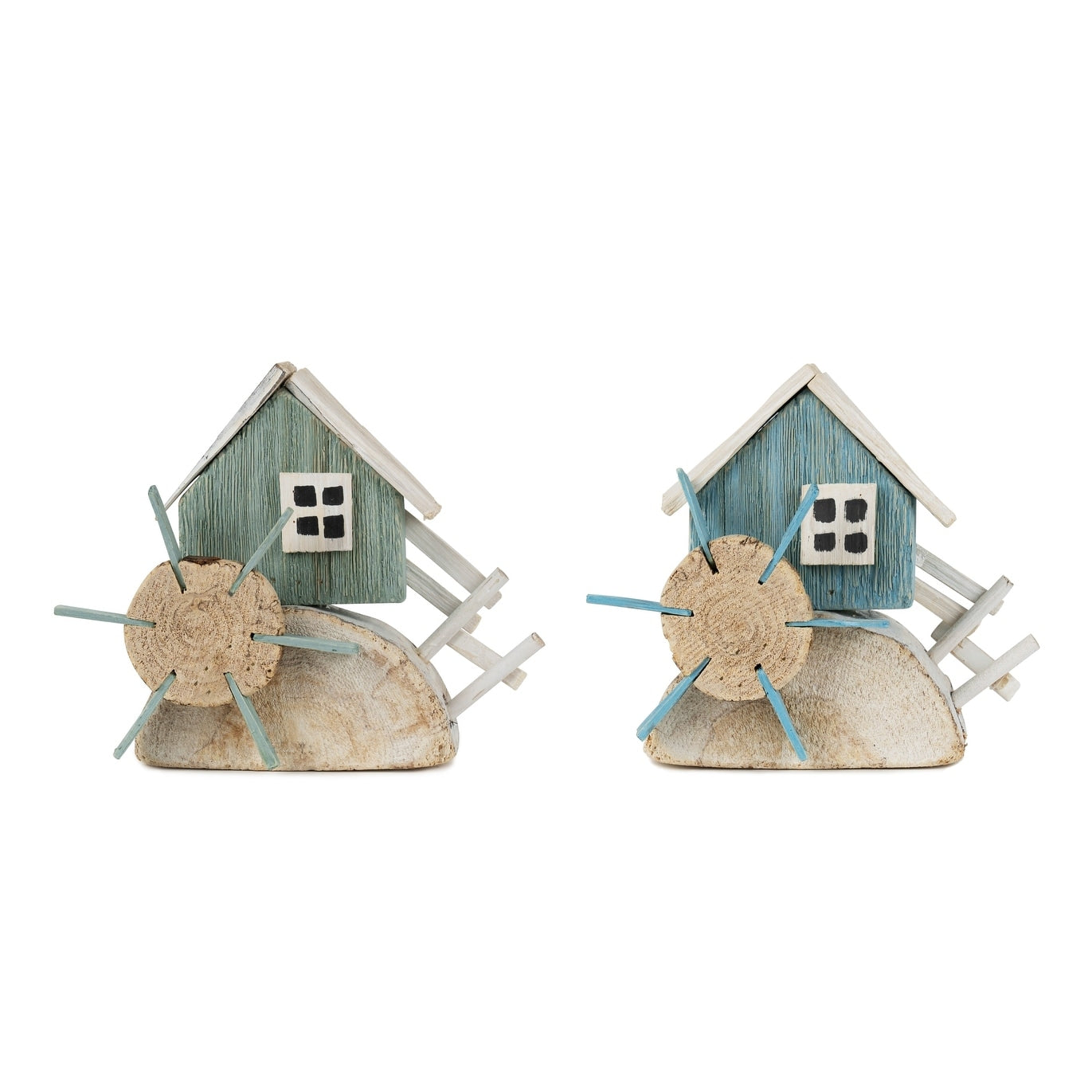 Water Wheel Decor Set Of 2