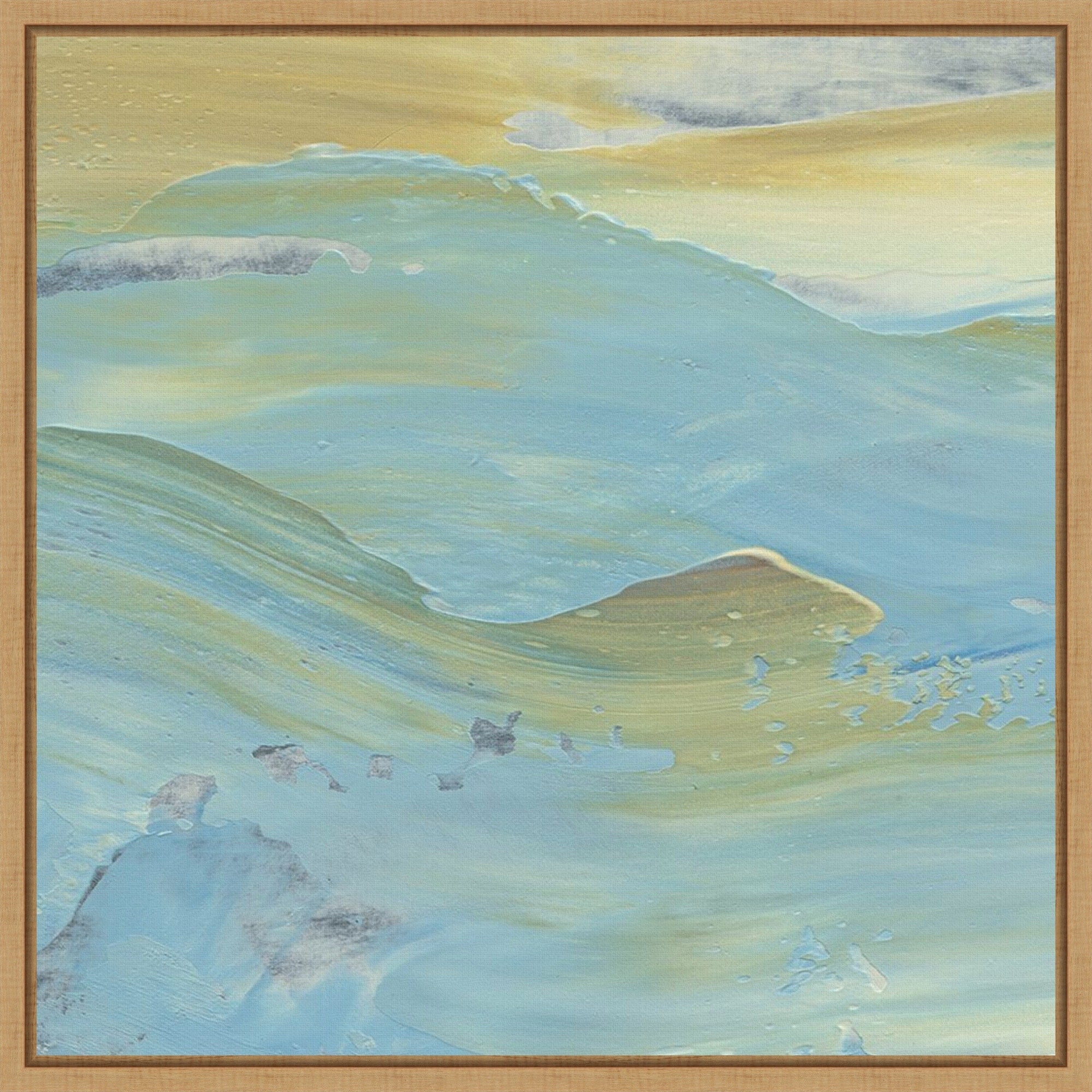 Waters Edge Iv By Alicia Ludwig Framed Canvas Wall Art Print