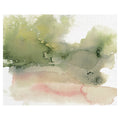Green Watercolor Abstract 2 Crop By Brenna Harvey Wrapped Canvas Painting Art Print