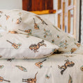 Watercolor Cowgirls Cool Crisp Cotton Percale Sheet Set By Junk Gypsy