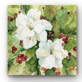 Watercolor Holly Gallery Wrapped Canvas