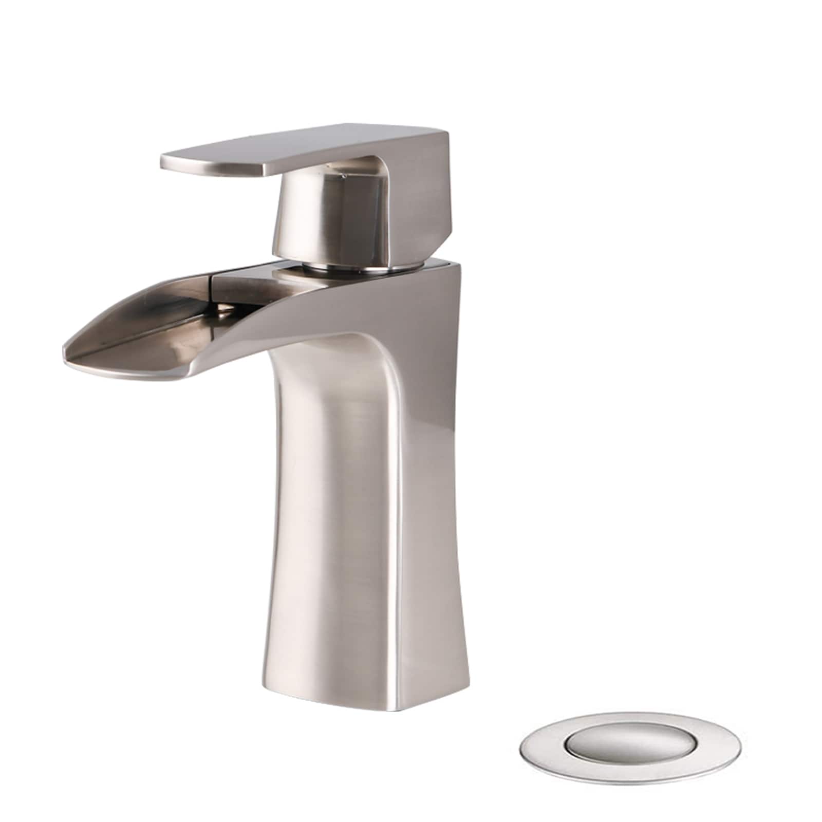 Waterfall Bathroom Faucet Single Handle Bathroom Sink Faucets