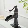 Waterfall Single Handle Bathroom Faucet In Oil Rubbed Bronze