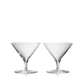 Elegance Clear 11.2Oz. Martini Glasses Set Of 2