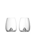 Elegance Clear 17.6Oz. Stemless Wine Set Of 2