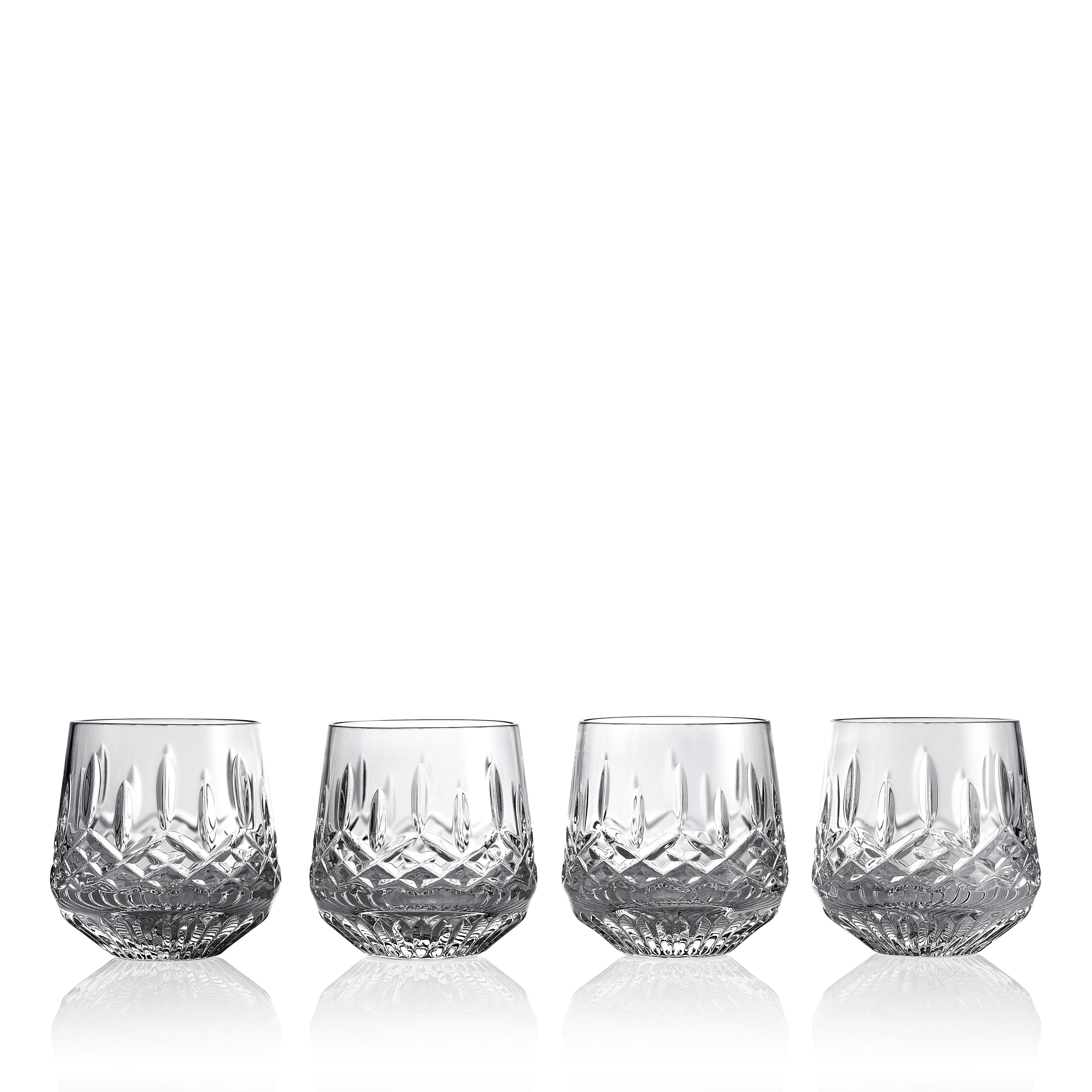 Lismore Clear 9Oz. Old Fashioned Set Of 4