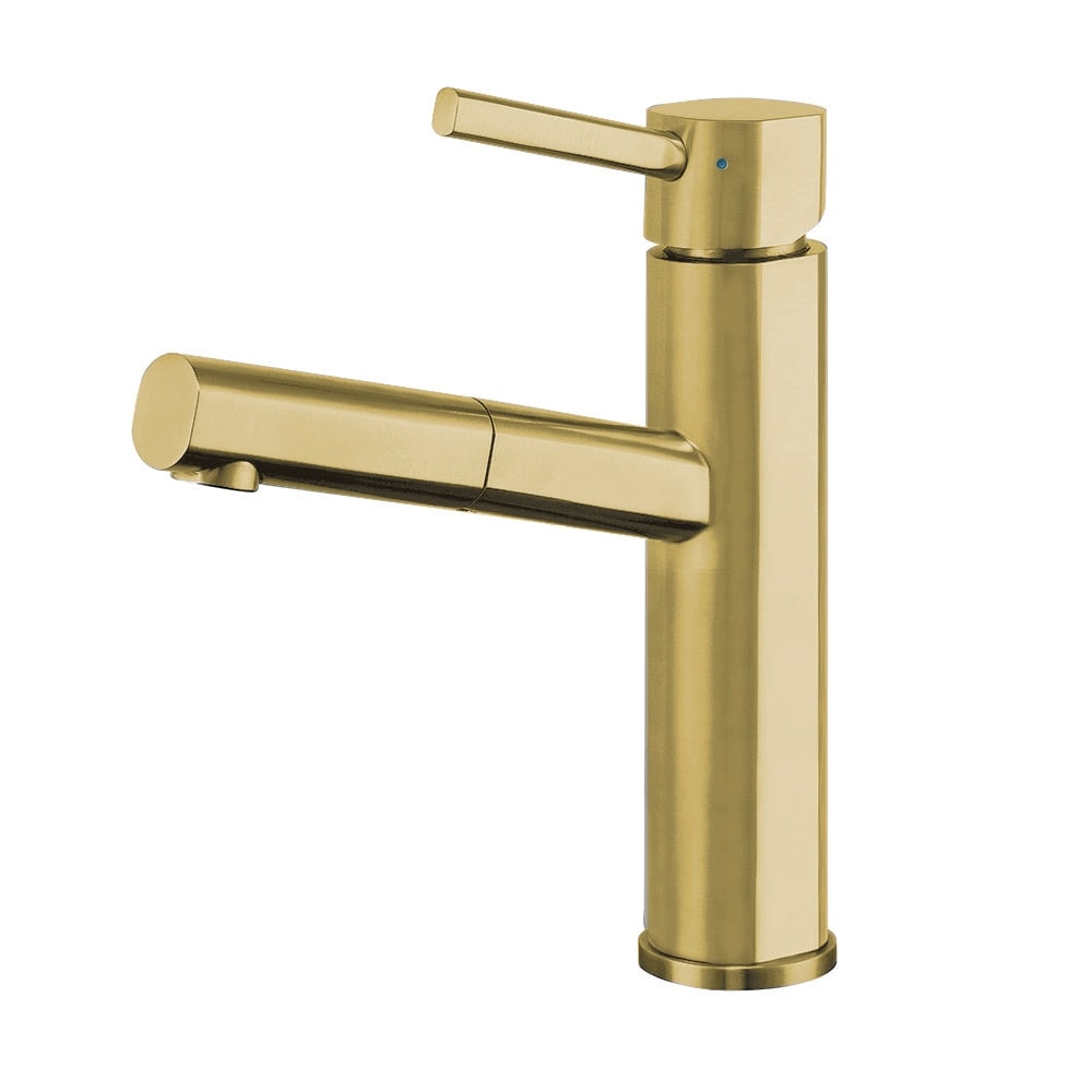 Whitehaus Collection Waterhaus Stainless Steel Single Lever Faucet