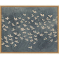 Watermark Flock No. 1 By June Erica Vess 28 X 23 In. Framed Canvas Wall Art Print