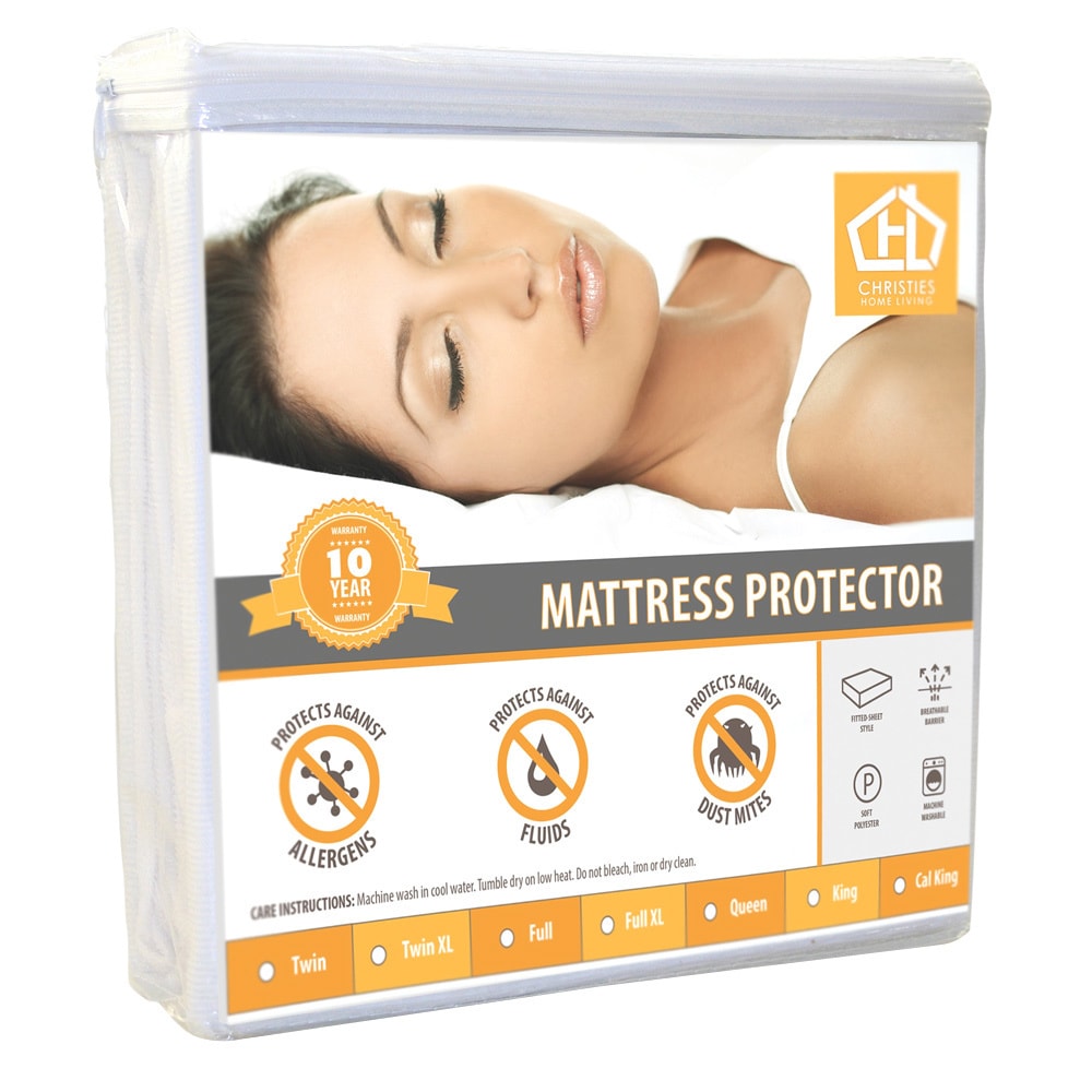 Waterproof Hypoallergenic Premium Mattress Protector White