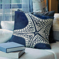 Porch Den Stuart Indigo Star Fish Accent Pillows Set Of 2