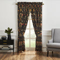 Waverly Felicite Noir 100 Cotton Sateen Window Panel 84 X 50 Noir