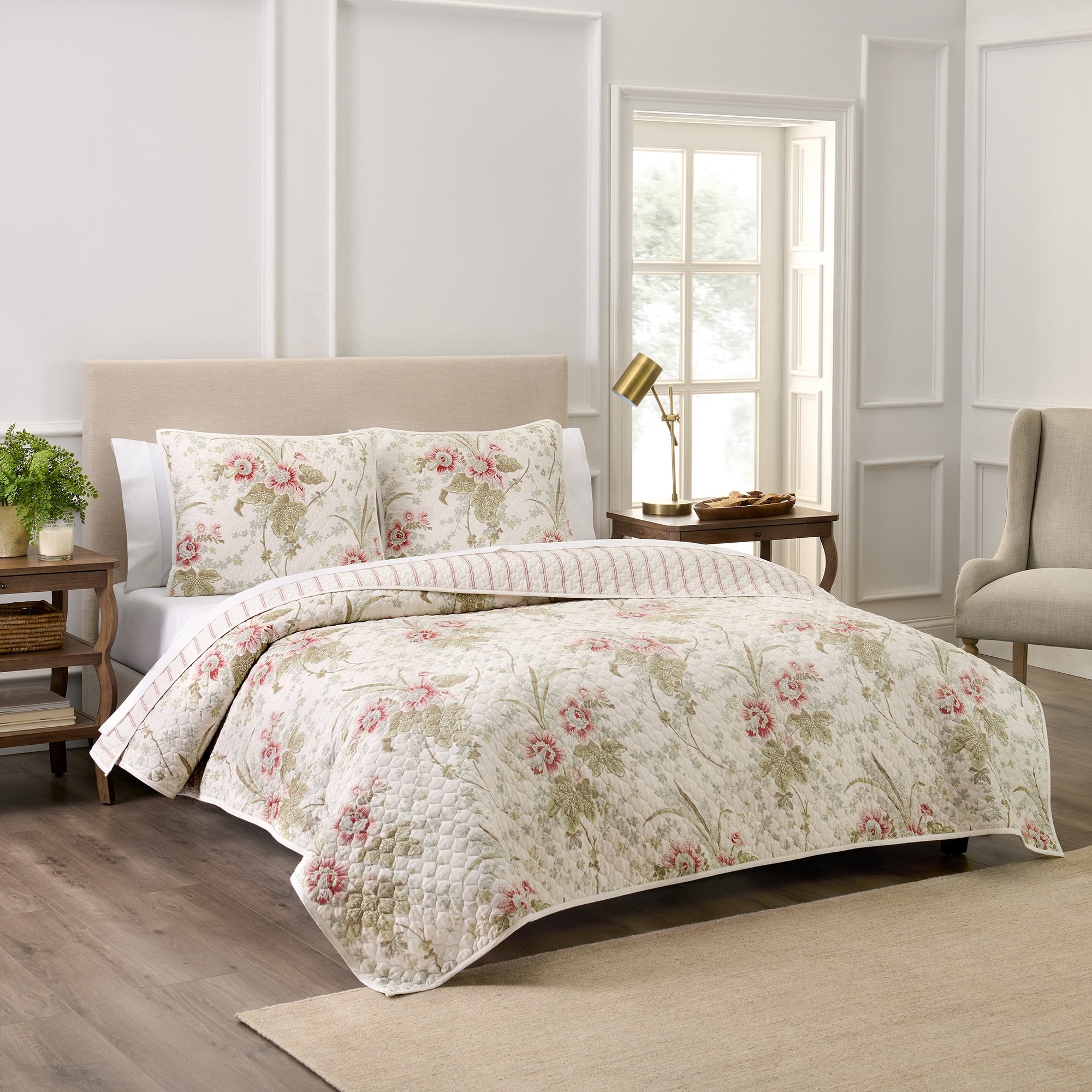 Waverly Stonington 100 Cotton Quilt Set