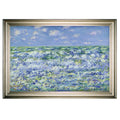 Waves Breaking Claude Monet Silver Frame