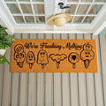 Were Freaking Melting Sweet Treats Summerween Coir Door Mat