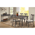 Weathered Lookinhg Dining Table Gray