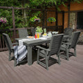 Havenside Home Mandalay 7 Piece Rectangular Outdoor Dining Set