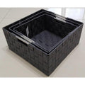 Weave 3 Piece Basket Set