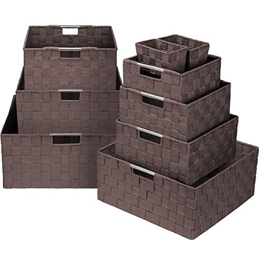 Weave 9 Piece Basket Set