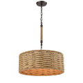 Weaverton 19 Inch Wide 3 Light Chandelier In Oil Rubbed Bronze 19In W X 19In D X 8In H