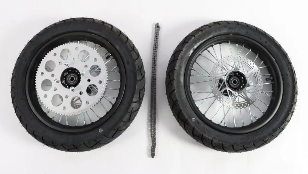 Electro & Co. ETM RTR 14″ Supermoto Street Wheel Set with Tyres