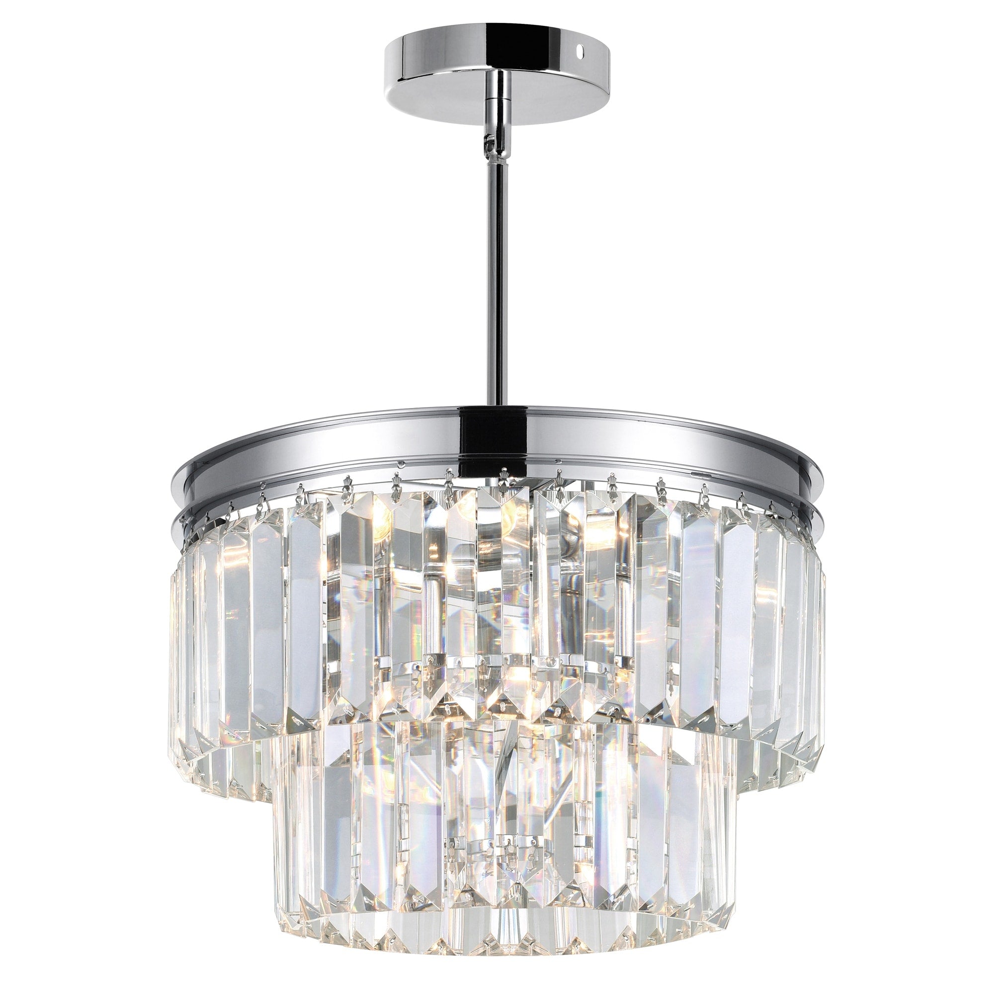 Silver Orchid Aasen 5 Light Pendant With Chrome Finish