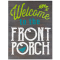 American Art Decor Welcome To The Front Porch Rustic Wood Wall Art