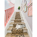 Well Woven Modern Leopard Animal Prints Black Ivory Runner Rug 2 X 73