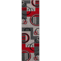 Well Woven Modern Geometric Arcs Shapes Runner Rug 2 X 7