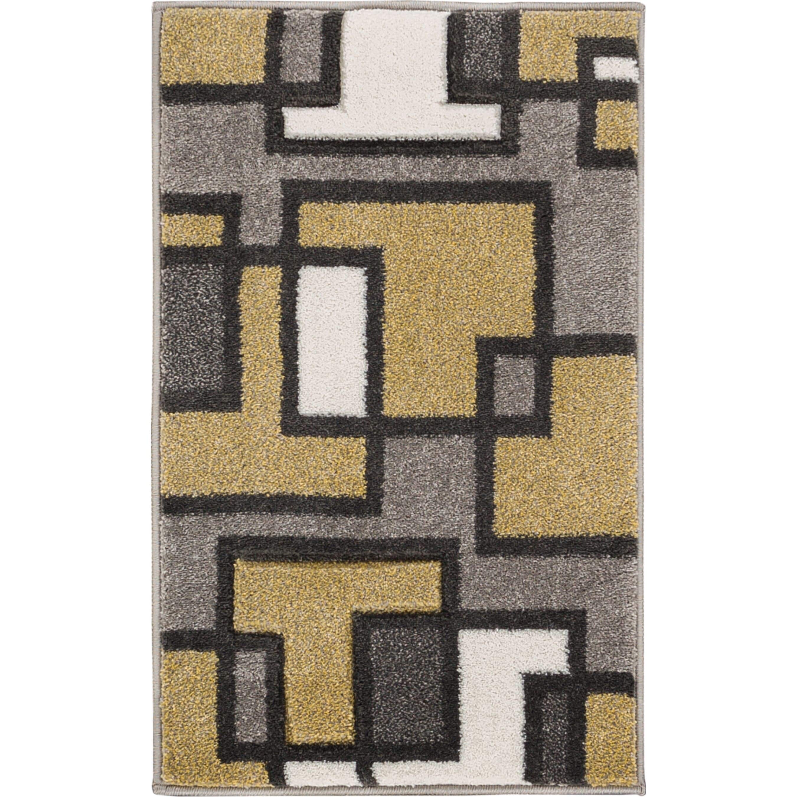 Well Woven Modern Geometric Mat Accent Rug 2 X 3
