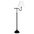Wellesley Blackened Bronze Floor Lamp With Empire Shade