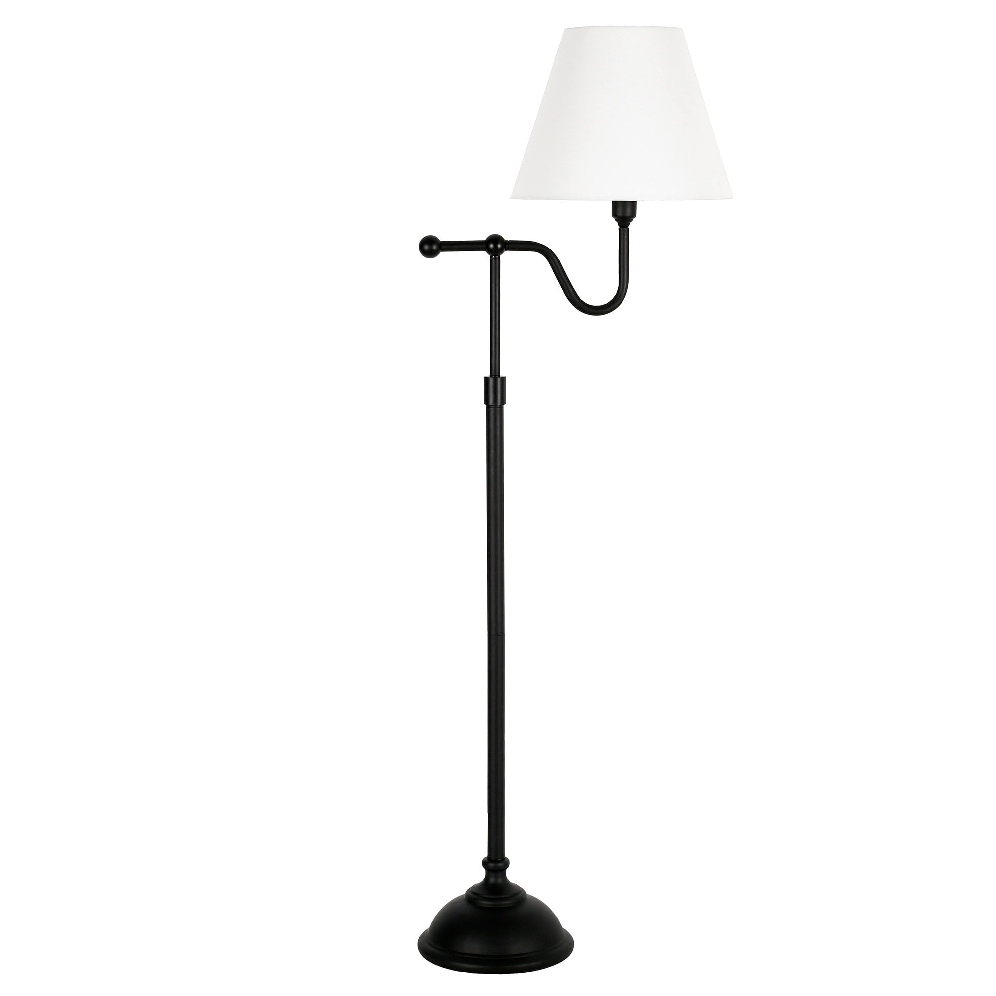 Wellesley Blackened Bronze Floor Lamp With Empire Shade