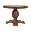 Artisan Furniture Solid Wood Wentworth Round Dining Table Brown