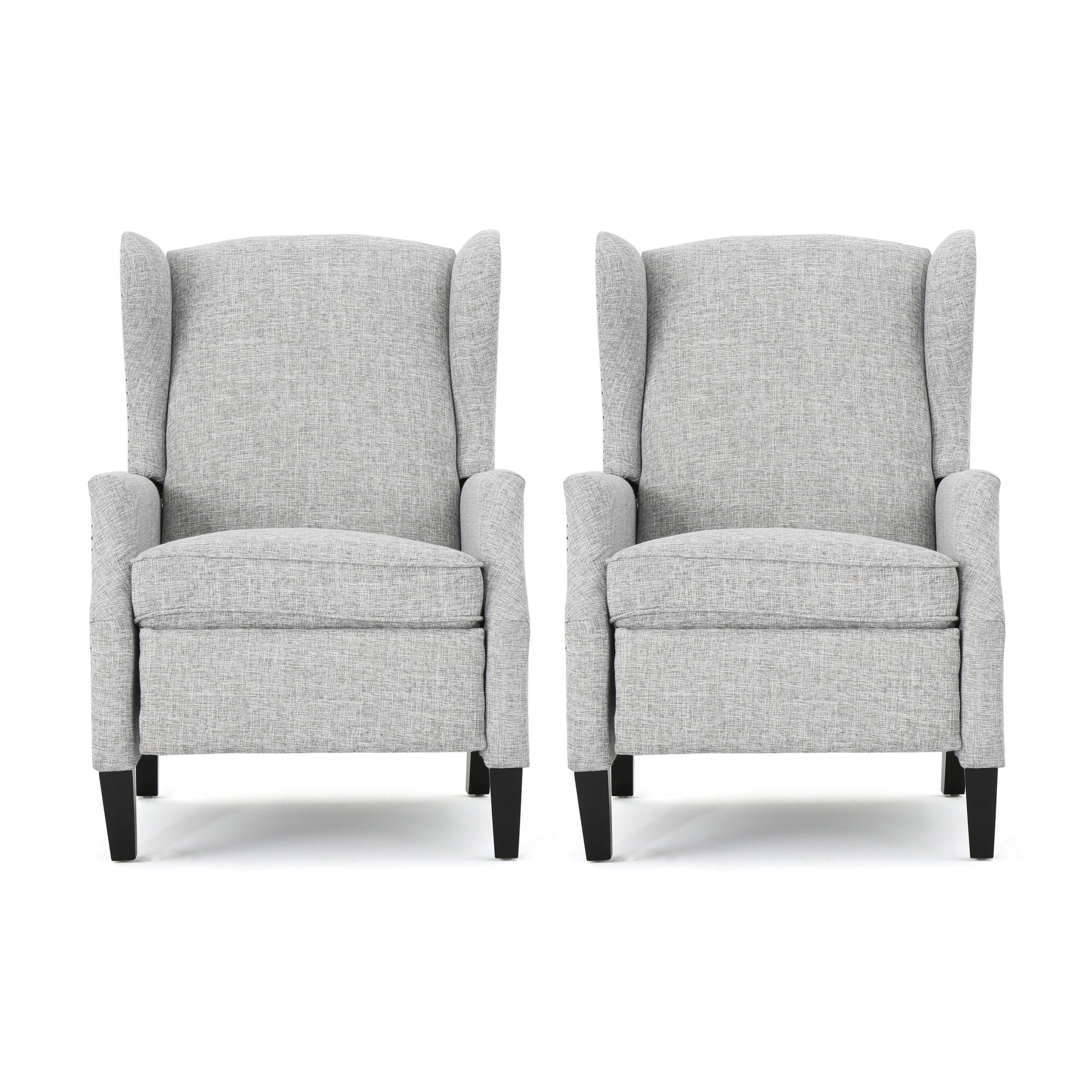 Wescott Contemporary Fabric Recliner Set Of 2 By Christopher Knight Home