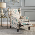 Wescott Wingback Floral Fabric Recliner Club Chair By Christopher Knight Home