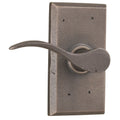 Weslock 7300H Lh Carlow Left Handed Passage Door Lever Set With Square Rose From The Molten Bronze Collection