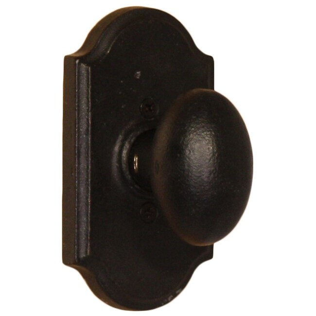 Weslock 7105M Durham Single Dummy Door Knob With Premiere Rose From The Molten Bronze Collection