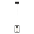 Wesson 1 Light Mini Pendant In Smooth Black