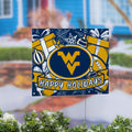 West Virginia University Coroplast Yard Sign Happy Holidays 24 X 18