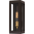 Western Bronze One Light Outdoor Lantern From The Avon Collection