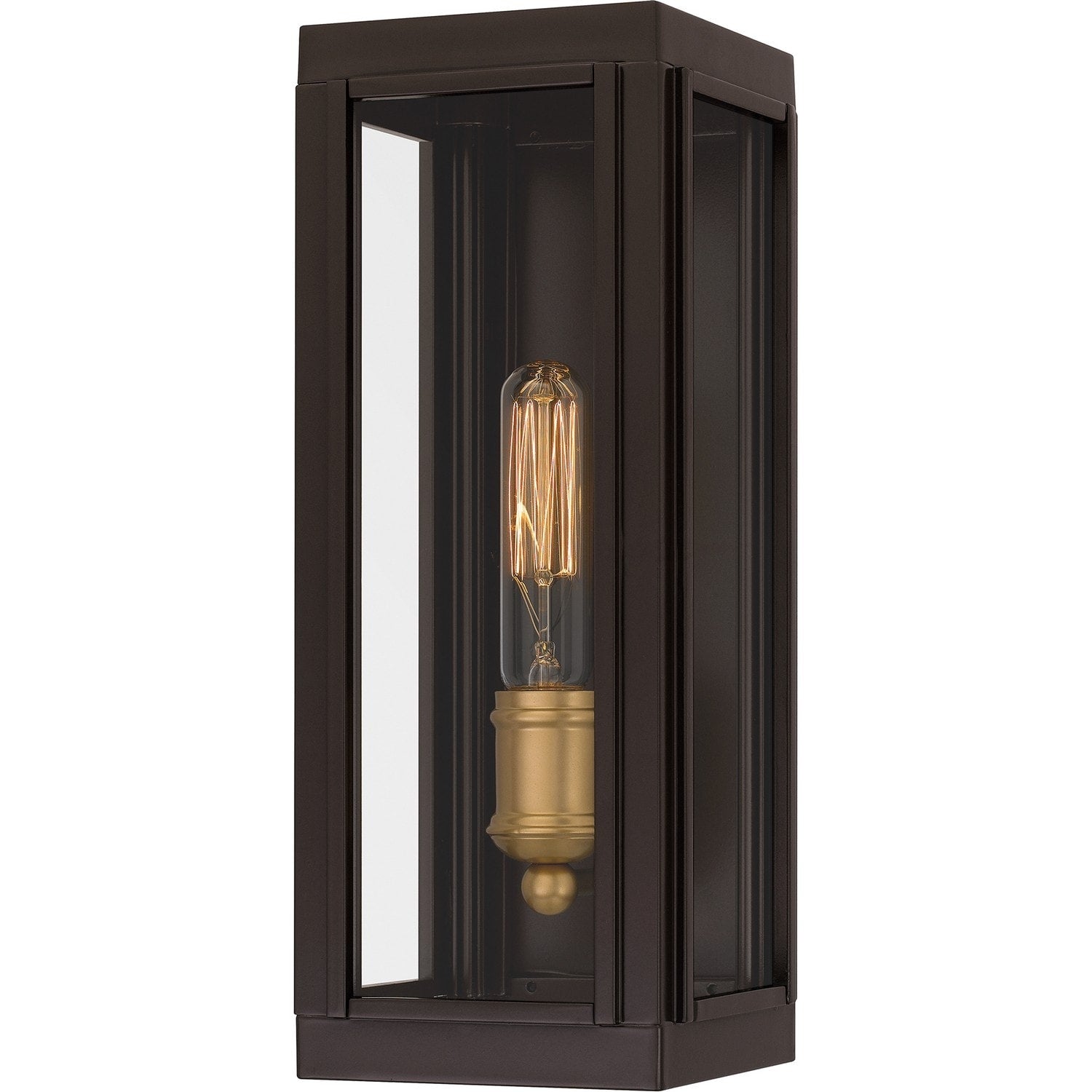 Western Bronze One Light Outdoor Lantern From The Avon Collection