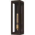 Western Bronze One Light Outdoor Lantern From The Avon Collection