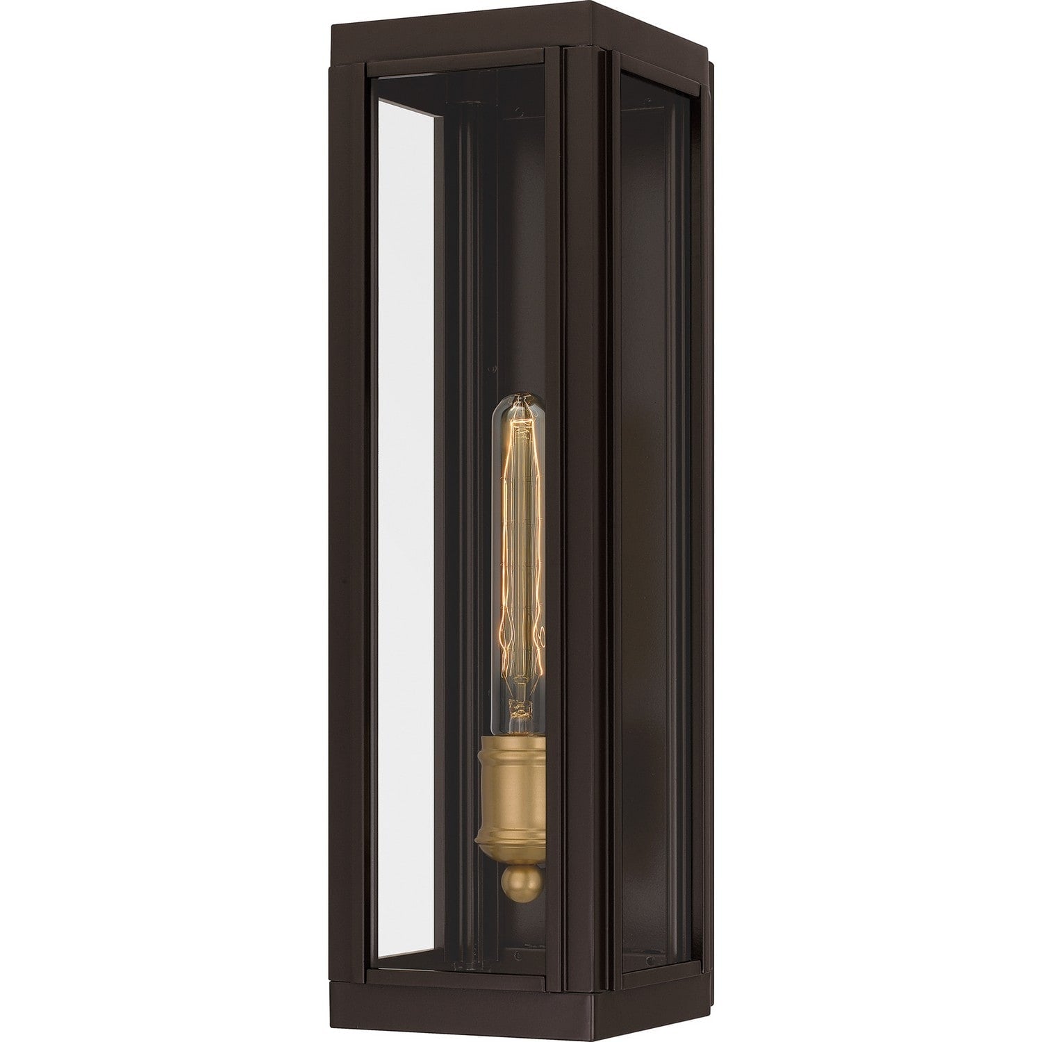 Western Bronze One Light Outdoor Lantern From The Avon Collection