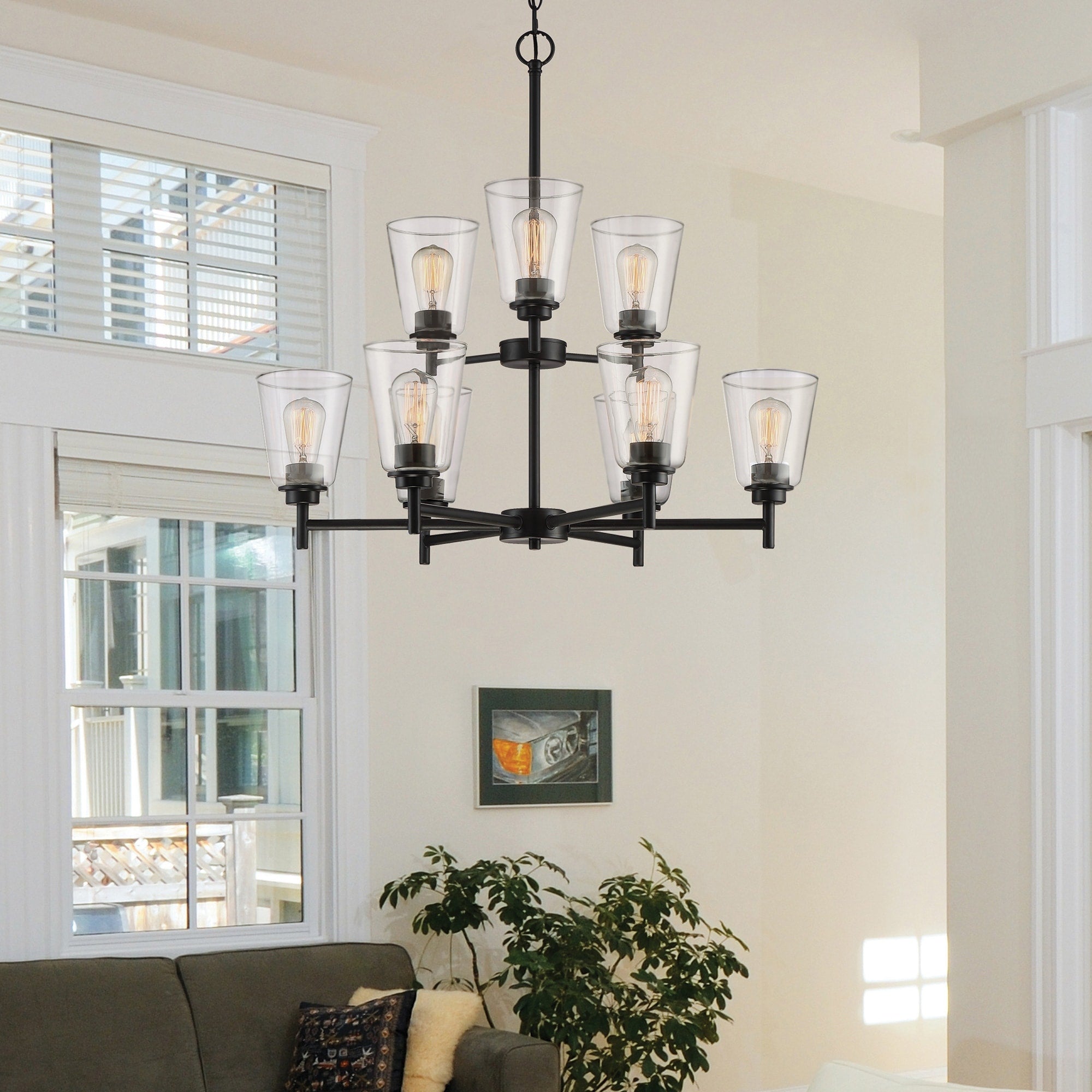 Westin 9 Light Chandelier Matte